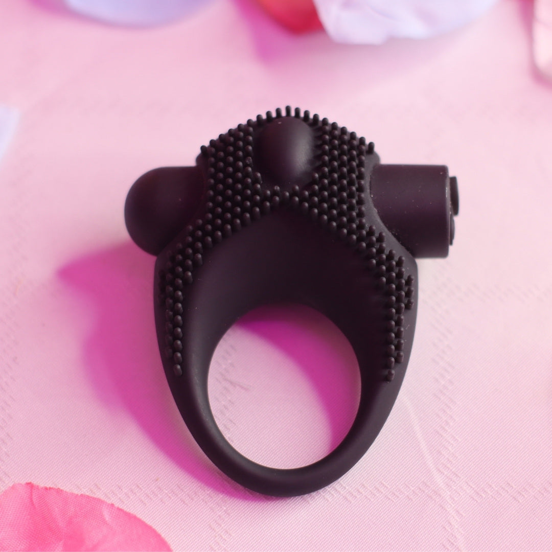 Anillo con Vibrador Recargable