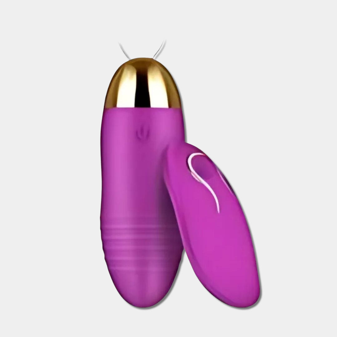 Huevo Vibrador con Mando Lila